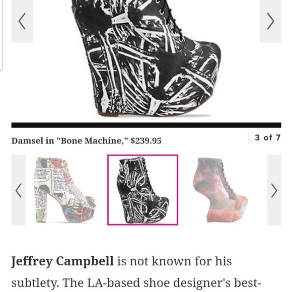 Jeffrey Campbell x Blackmilk Damsel Boots - Picture 4 of 5